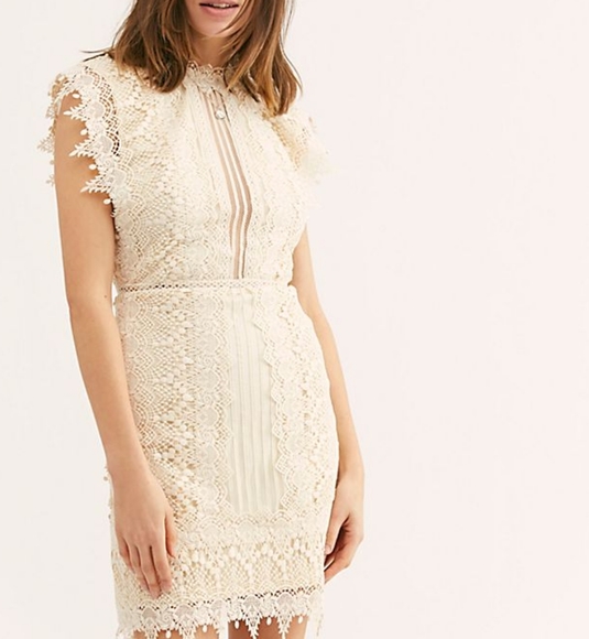 long sleeve sweetheart neckline mini dress Silver Sweetheart Neckline Mini Dress M